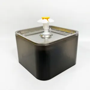 3L Automatic Pet Water Fountain, Stainless Steel, BPA-free - YES4PETS