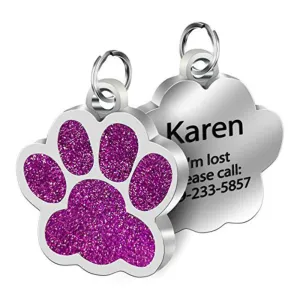 Anti-lost Engraved Dog