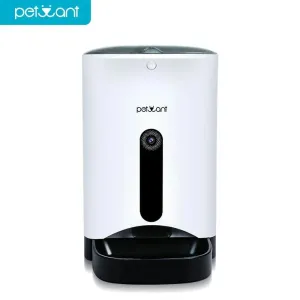 App control pet food dispenser smart pet feeder with camera