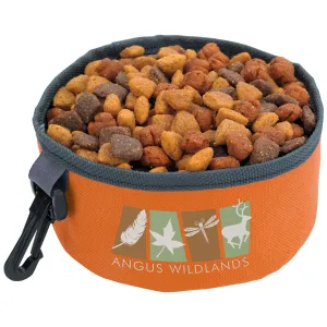 BIC Orange Collapsible Pet Bowl