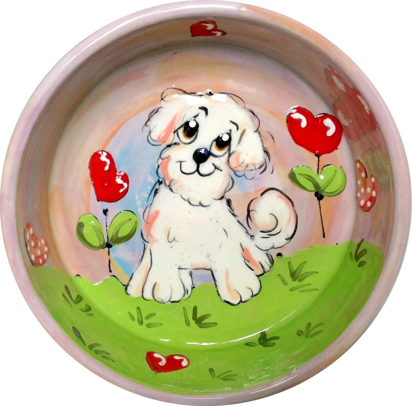 Bichon Dog Bowl