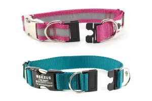BREAKAWAY Dog Collar | Solid or Reflective | 20 colors | 4 widths