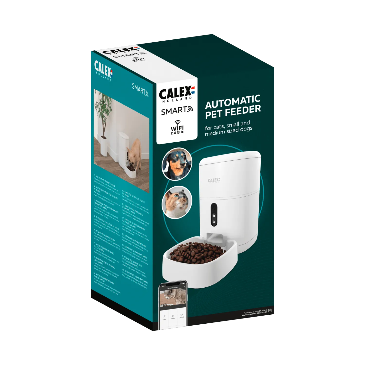 Calex Smart Petfeeder - with Camera