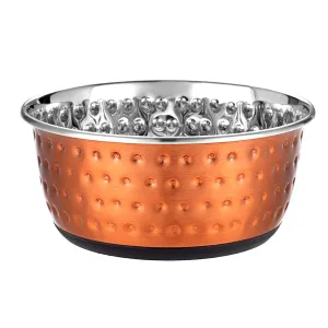 Classic Luxury Embossed Stainless Steel Dish (6 Pack)