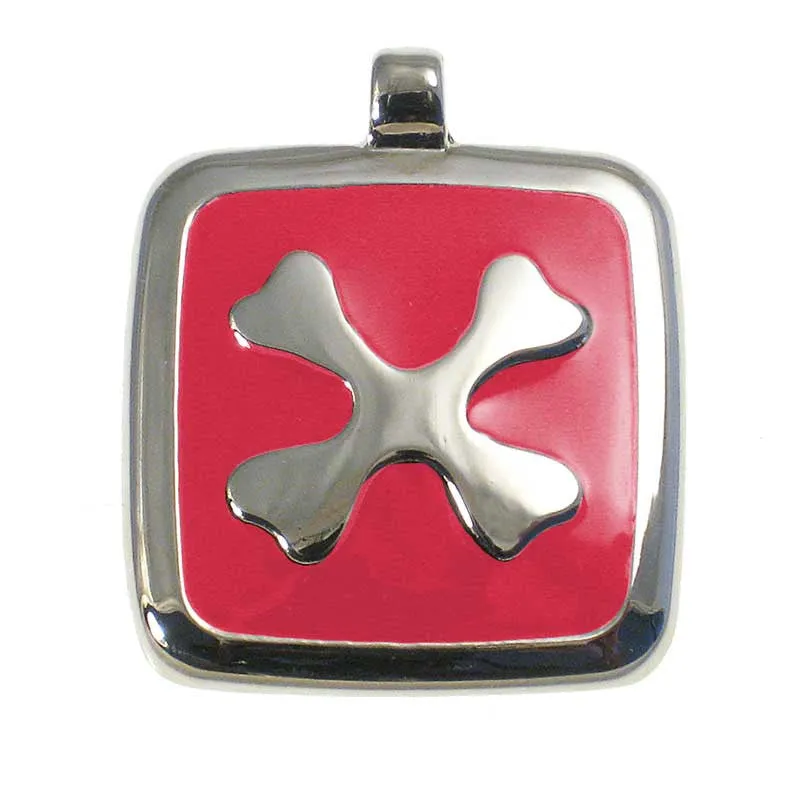 Crossed Bones Jewelry Tag