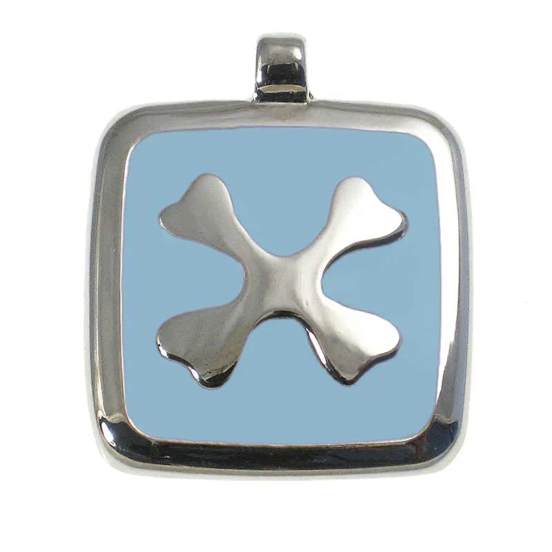 Crossed Bones Jewelry Tag