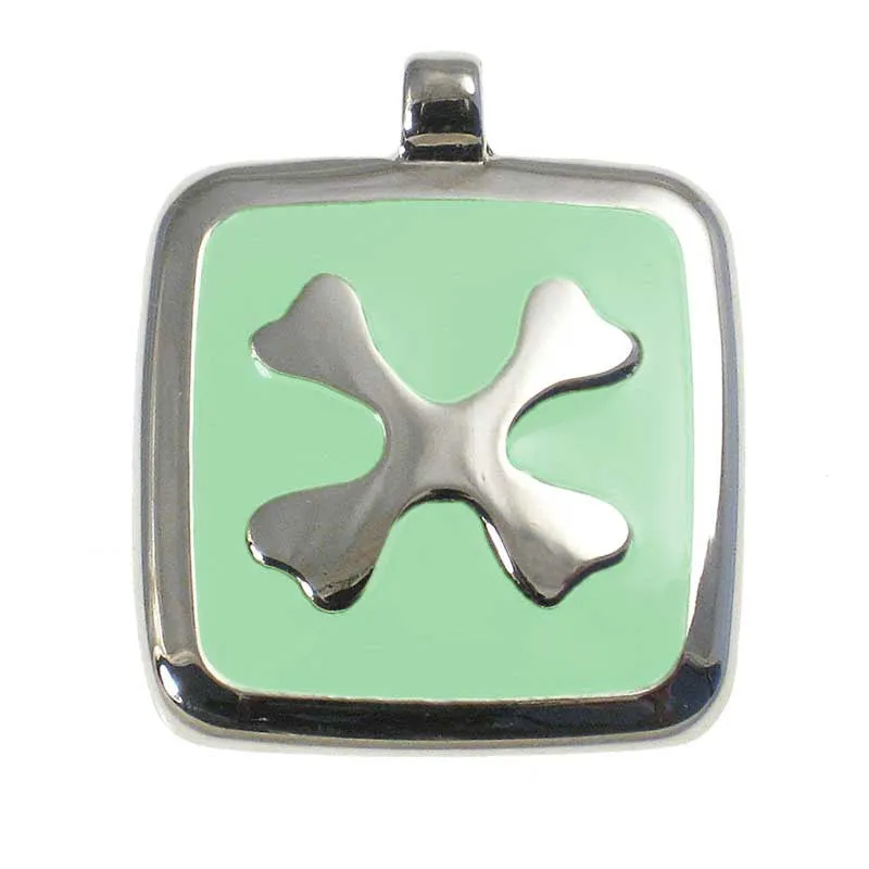 Crossed Bones Jewelry Tag