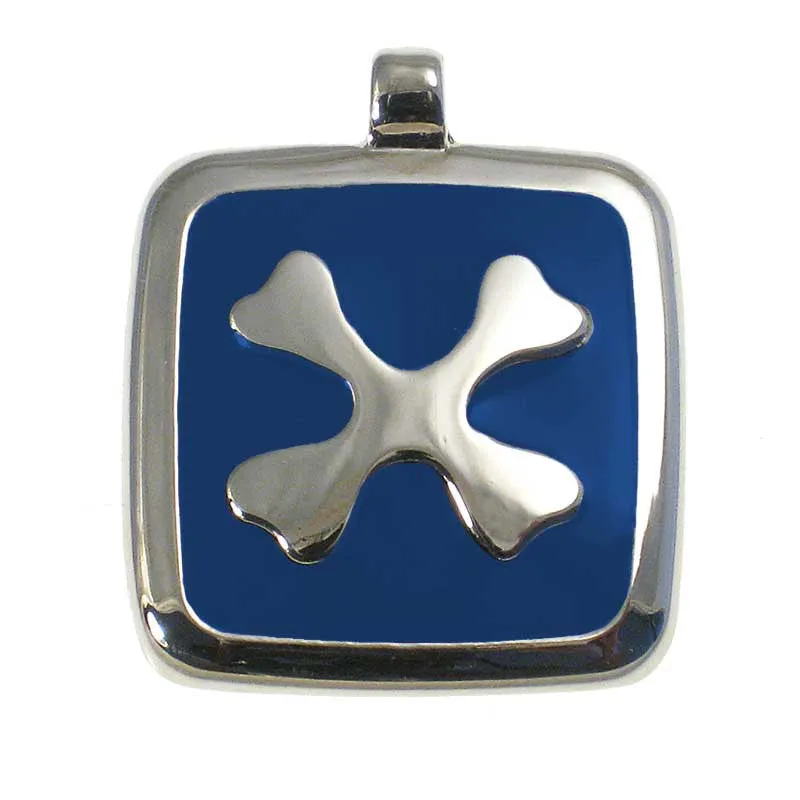 Crossed Bones Jewelry Tag