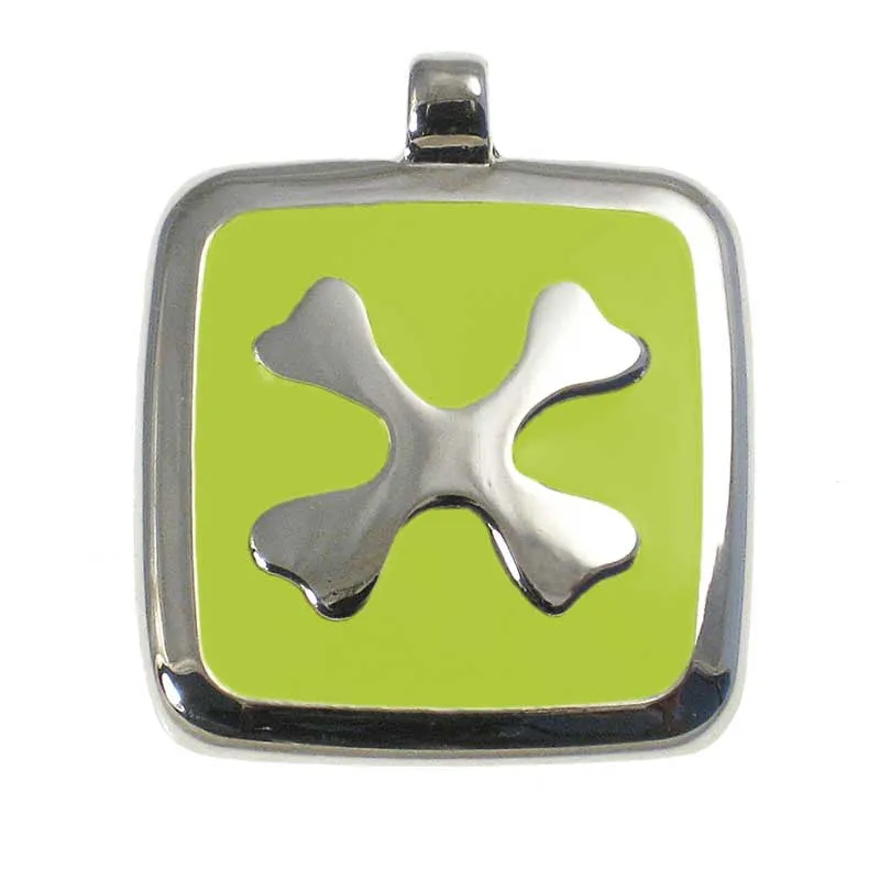 Crossed Bones Jewelry Tag