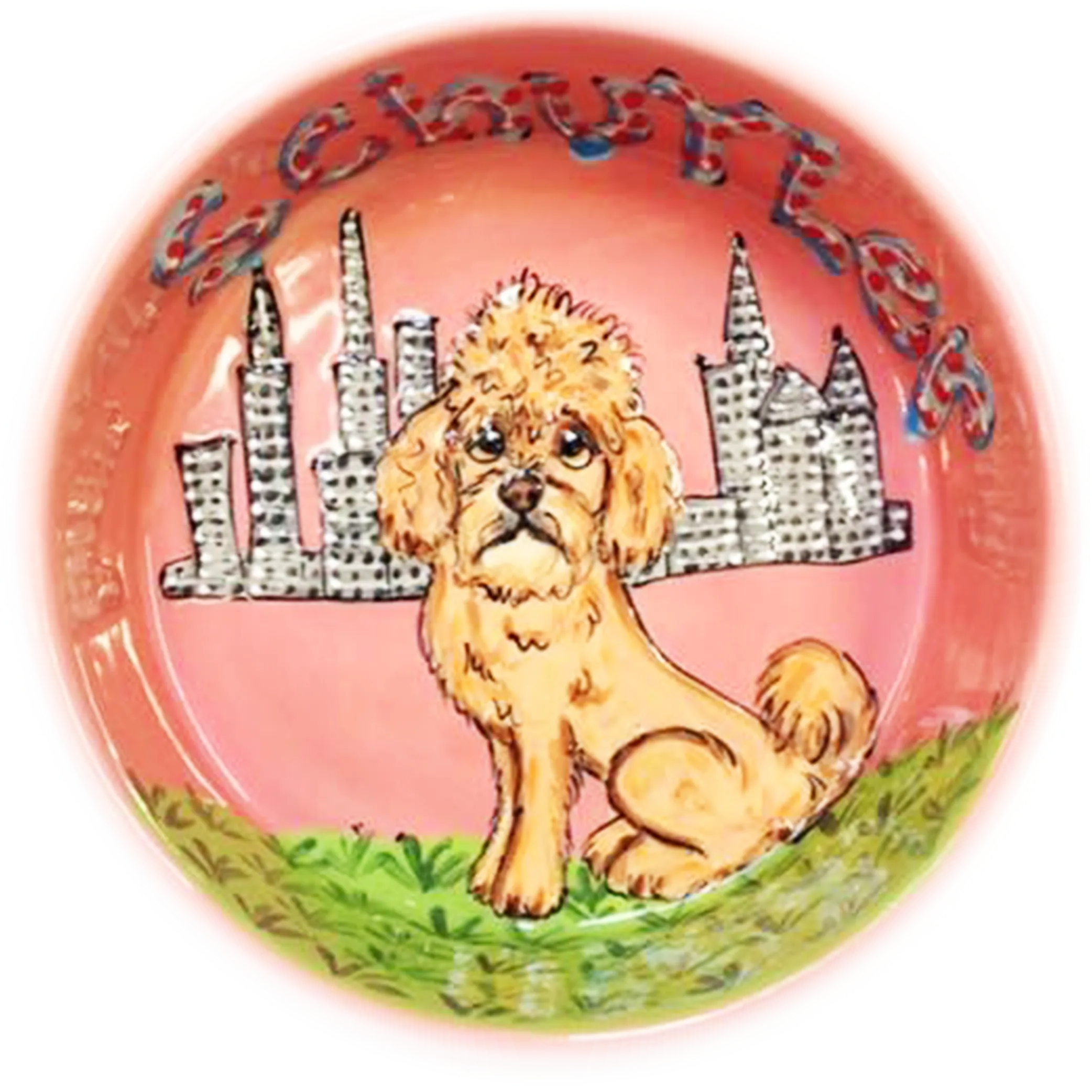 Dandie Dinmont Terrier Dog Bowl