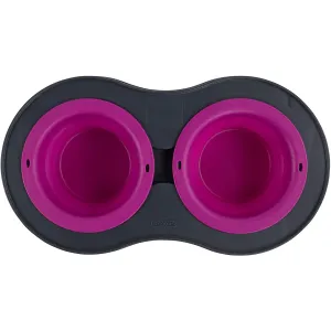 Dexas - Elevated Double Bowl Stand