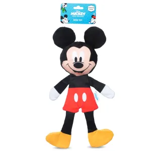 Disney for Pets Mickey Mouse Plush Squeaker with Crinkle Flattie Body Dog Toy