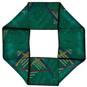 Dog Toy Squeaky Octagon Flyer - PDX Airport Carpet New