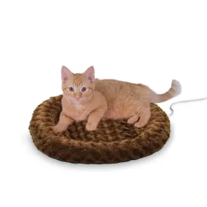 Heated Cat Bed - K&H Pet Products Thermo-Kitty Fashion Splash Bed