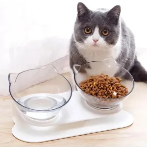 Non-Slip Double Pet Water Food Feed Cat Bowls