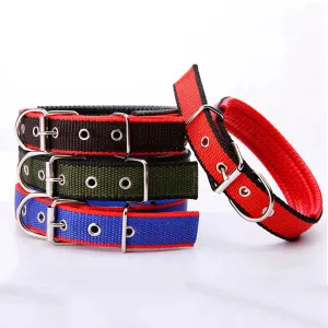 PAWS ASIA Manufacturers Wholesale Custom Adjustable Personalized Luxury Fashion Training Large Stripe Collar Dog