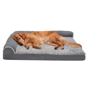 PAWS ASIA Suppliers Premium Luxury Soft Extra Large Waterproof Dog Orthopedic Bed Sofa
