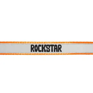 "Rockstar" Printed Reflective Nylon Neck Belt Adjustable Cat Collar