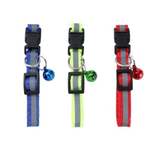 Reflective Breakaway Cat Collar with Bell Small - 20-30cm x 1cm