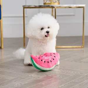 Watermelon Squeaky Pet Toy