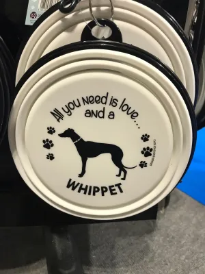 Whippet Collapsible Travel Bowl (large)