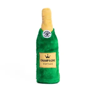 ZippyPaws Happy Hour Crusherz Champagne Plush Dog Toy